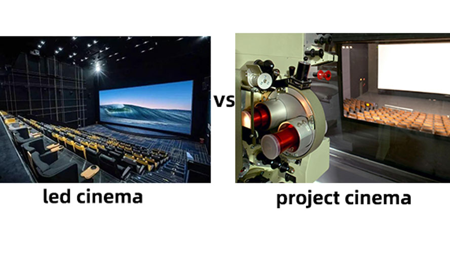 LED Cinema Screen VS Projector Cinema